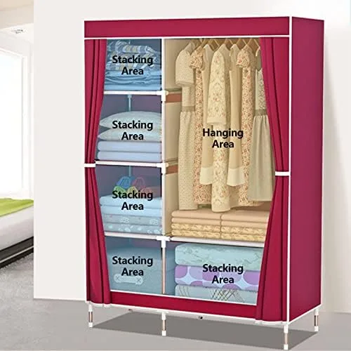 Foldable Clothes Storage with Hanging Rail 88105 β photo 3