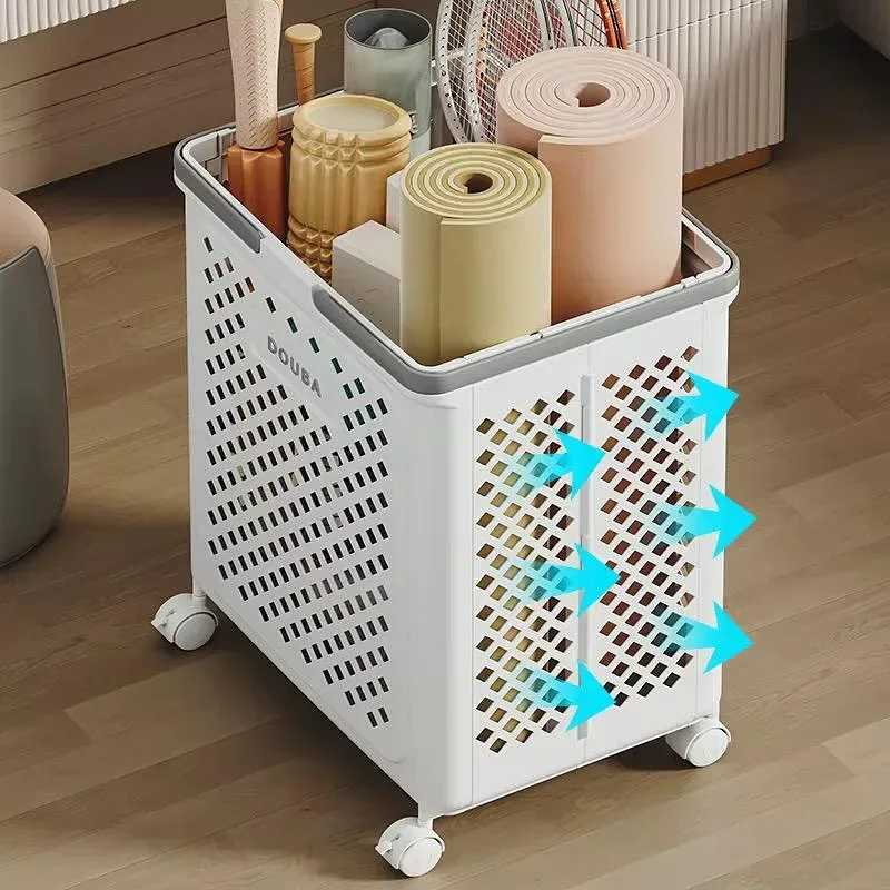 Foldable Rolling Laundry Basket β photo 6