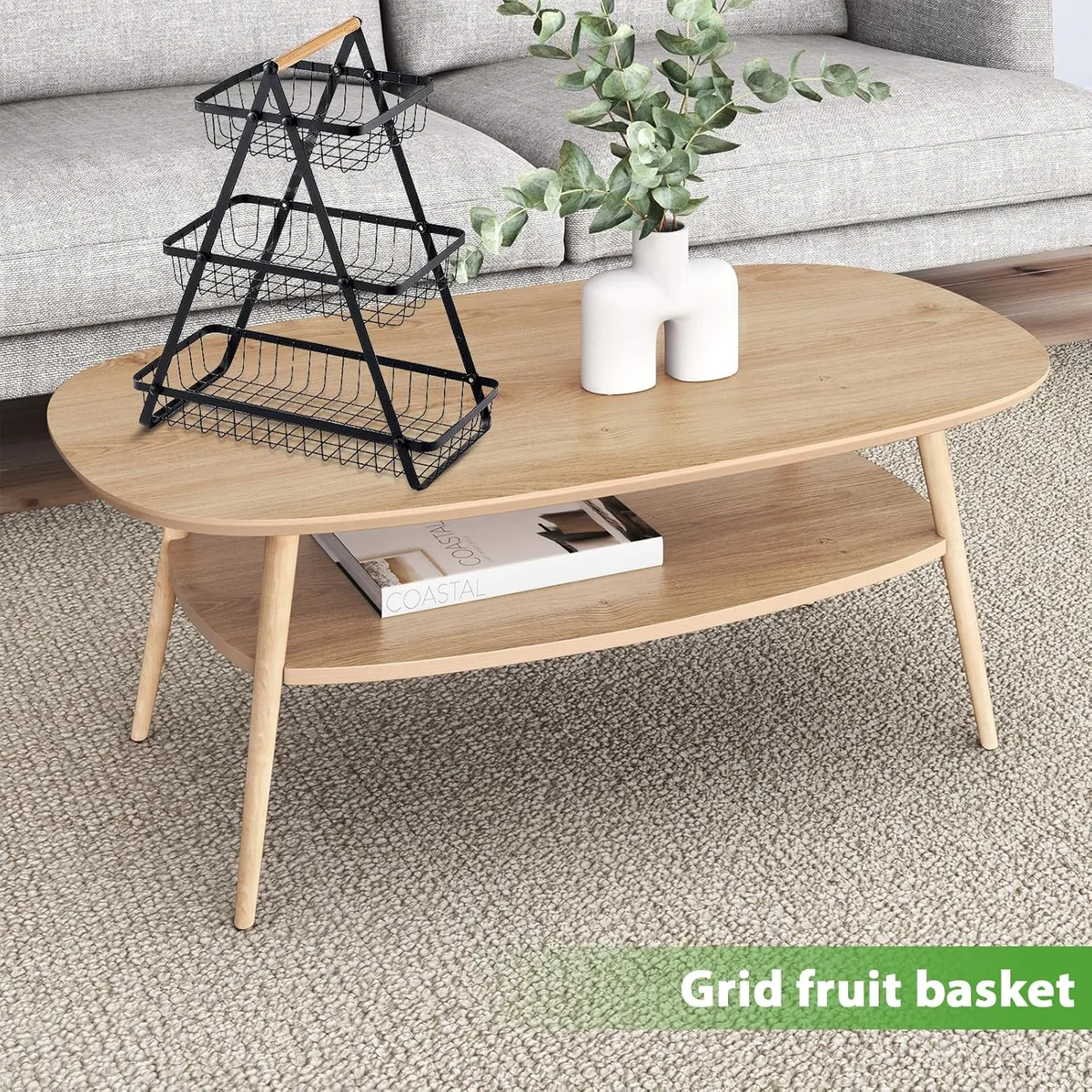 3 Tier Countertop Iron Storage Basket β photo 7