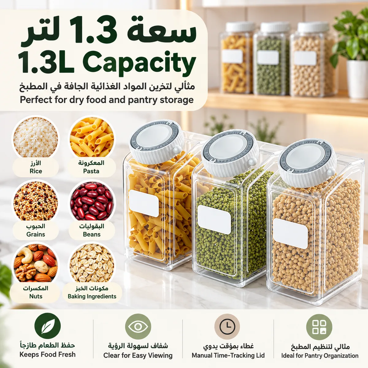 Food Storage Container With Time Track Dial β photo 4
