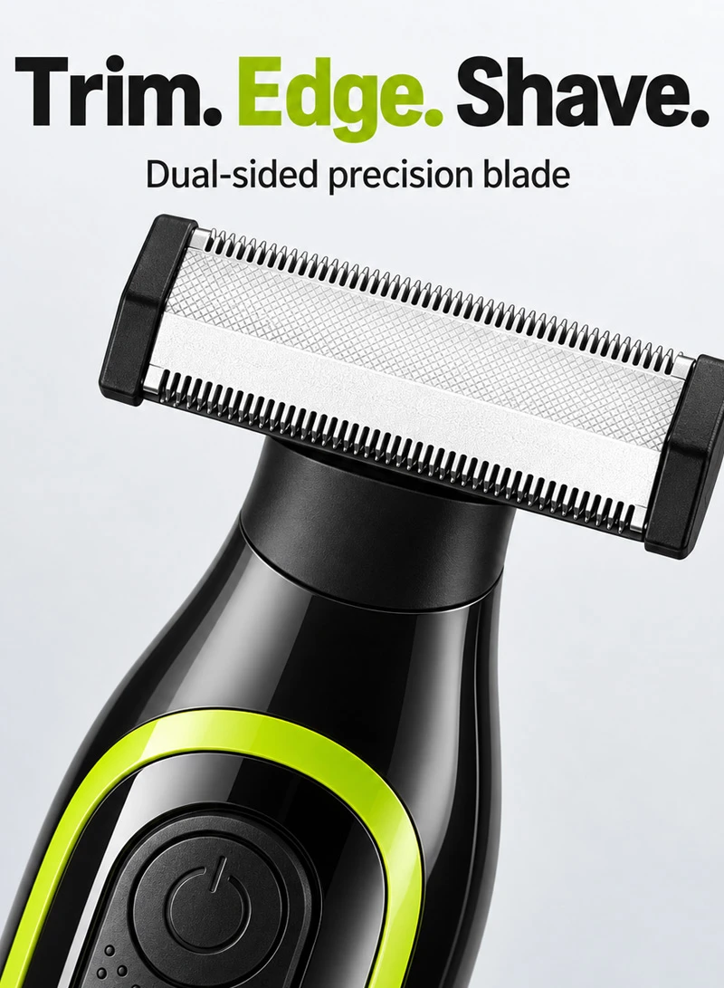 Washable & Rechargeable Professional Beard Shaver Dual-Sided Trimmer β photo 3
