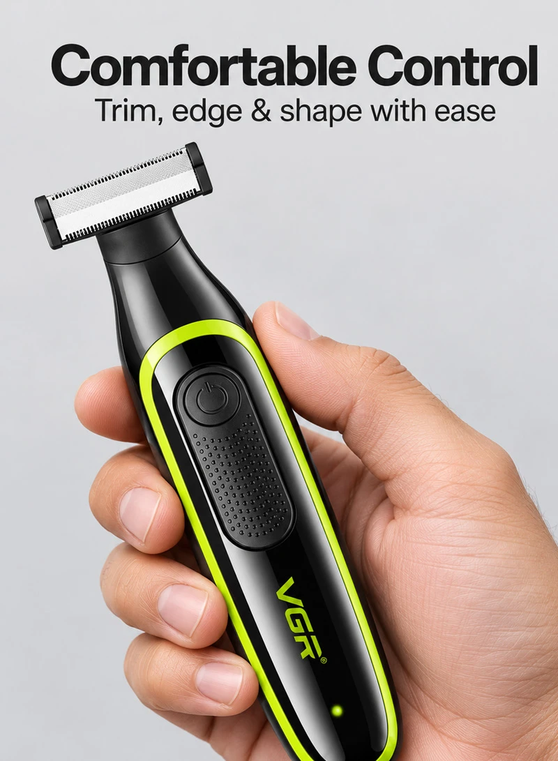 Washable & Rechargeable Professional Beard Shaver Dual-Sided Trimmer β photo 4
