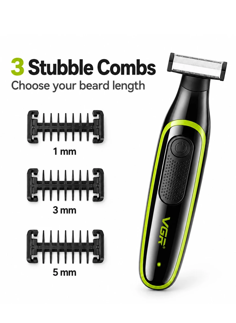 Washable & Rechargeable Professional Beard Shaver Dual-Sided Trimmer β photo 6
