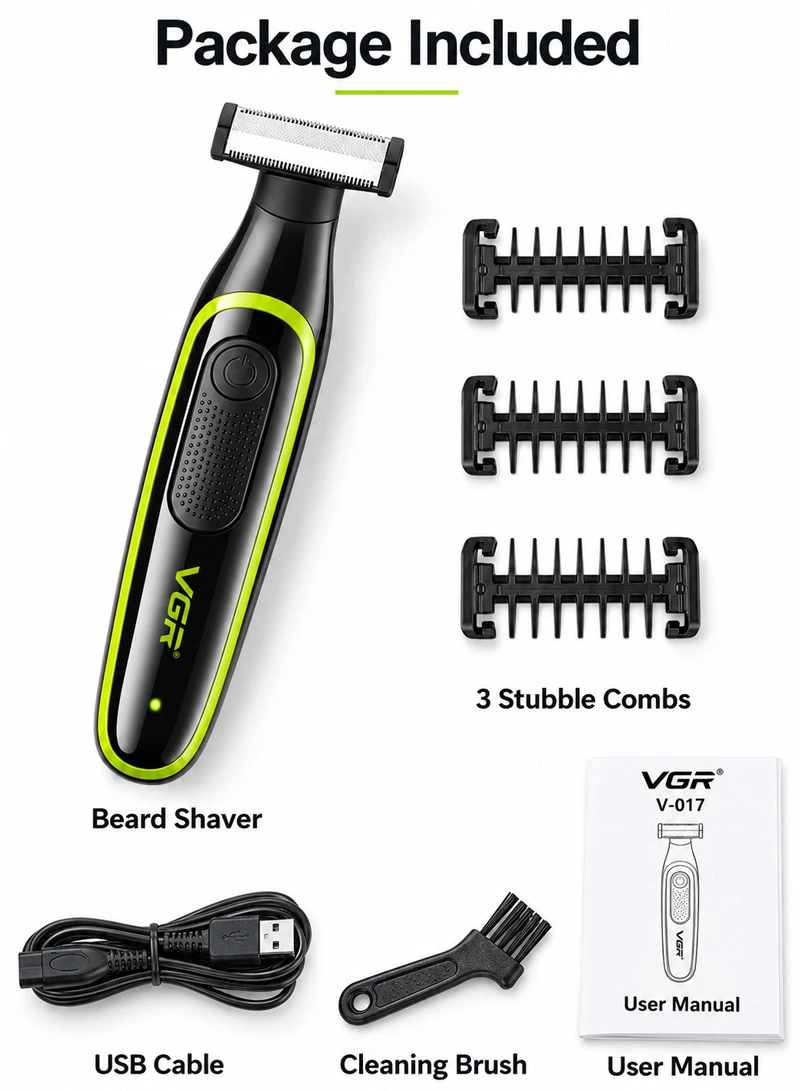 Washable & Rechargeable Professional Beard Shaver Dual-Sided Trimmer — photo 9