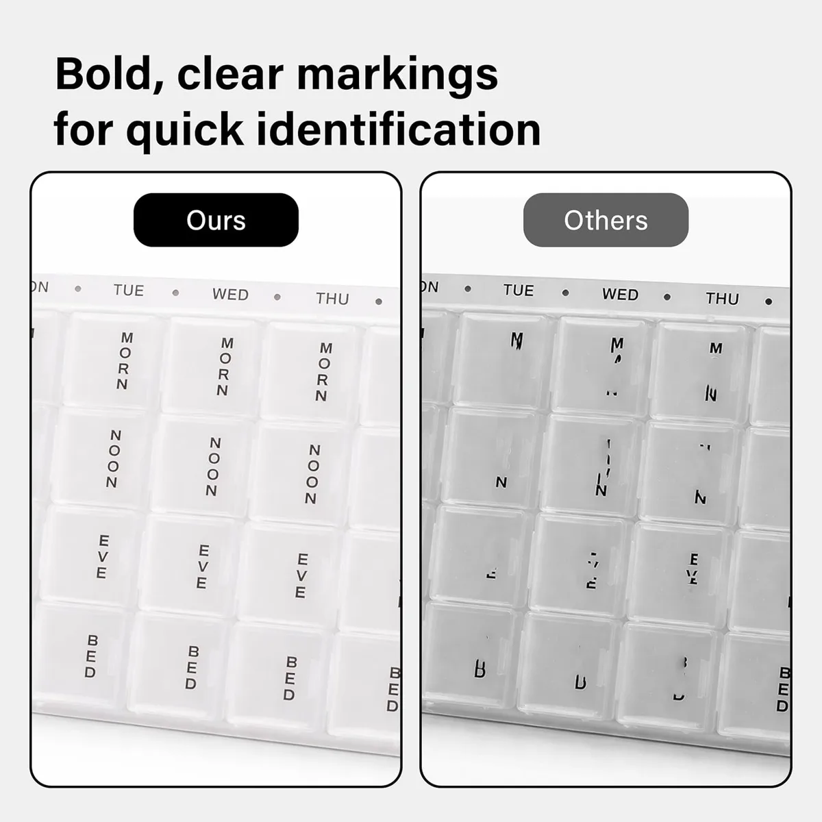 7 days clear pill organizer — photo 4