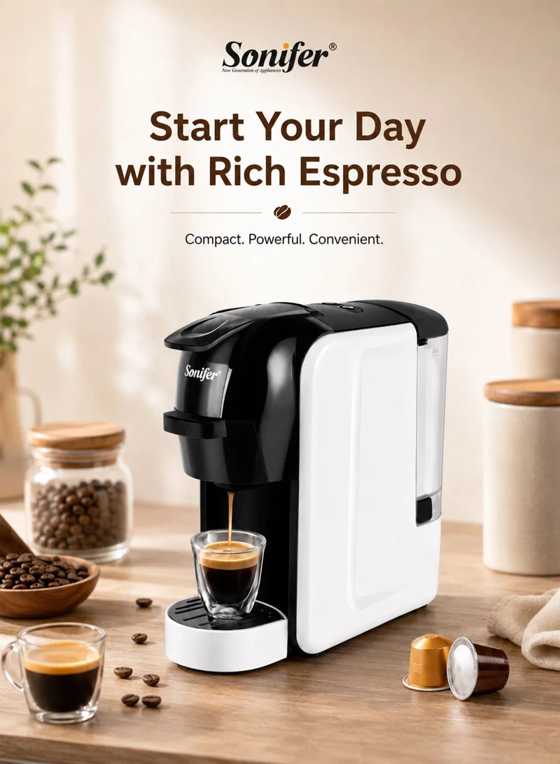 3-in-1 Capsule Coffee Machine with 19 Bar Pressure — photo 5