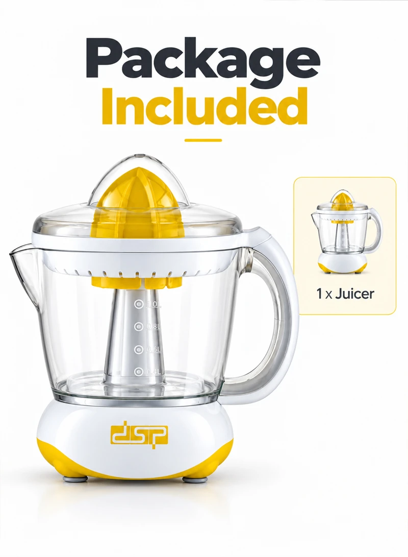 40W 1L One Press Cone Citrus Juicer - Yellow β photo 7