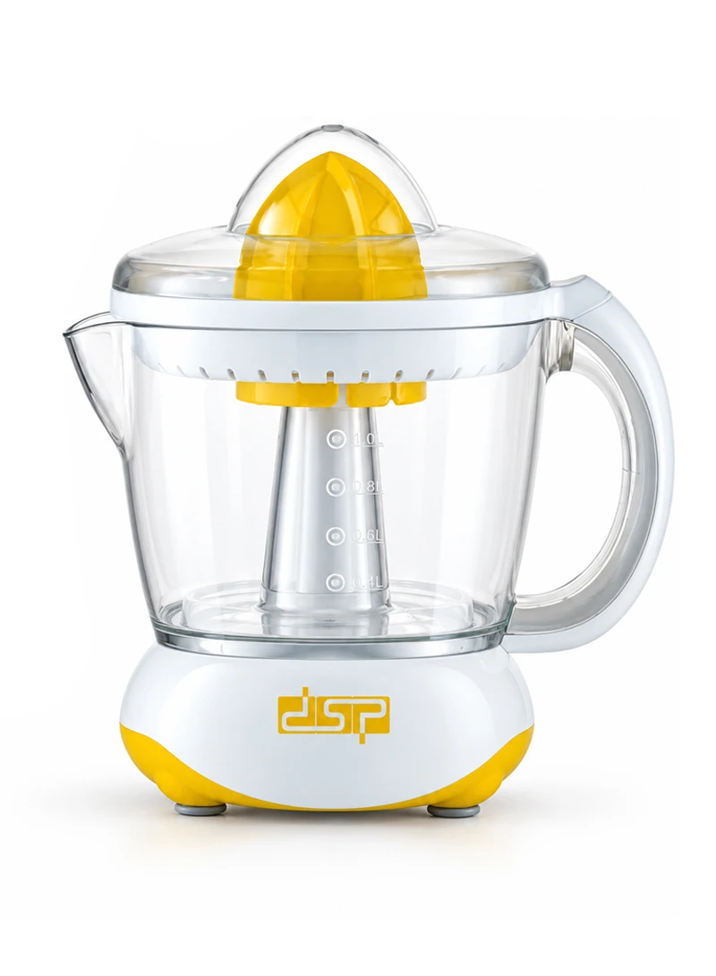 40W 1L One Press Cone Citrus Juicer - Yellow