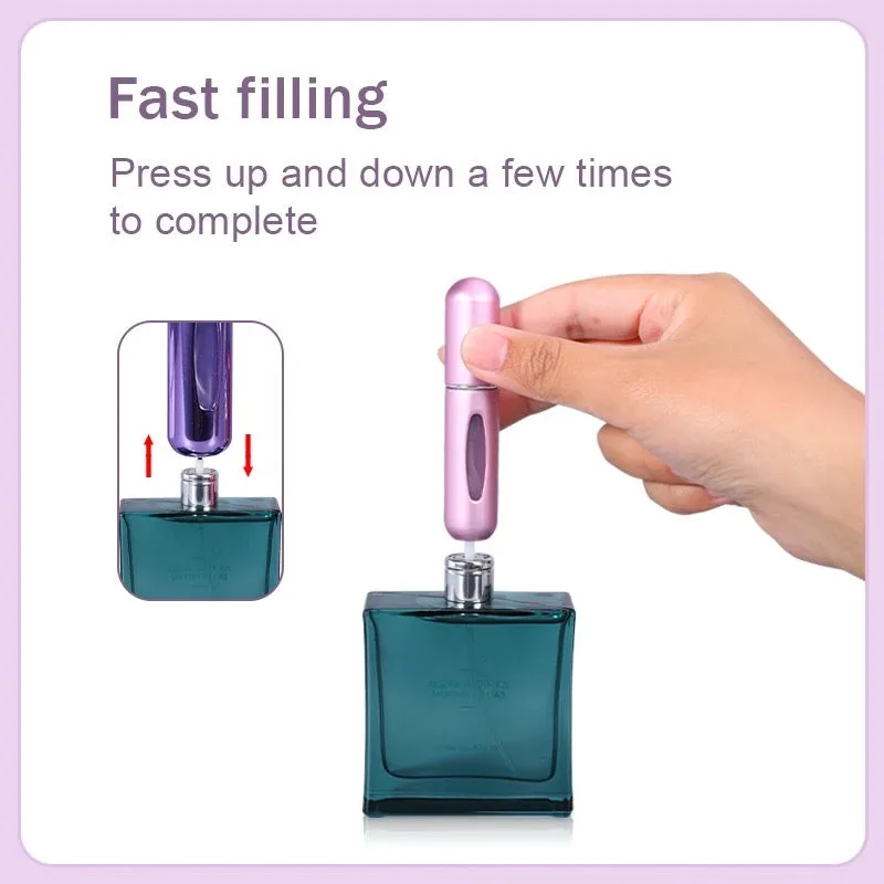 Mini Refillable Pocket Perfume - Black β photo 3