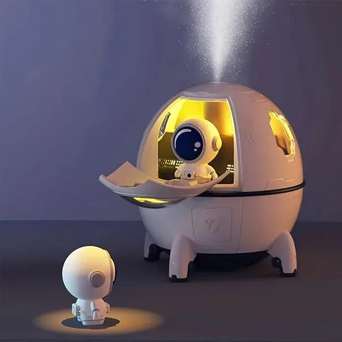 Astronaut Spaceship Aromatherapy Air Humidifier Purifier - White β photo 2