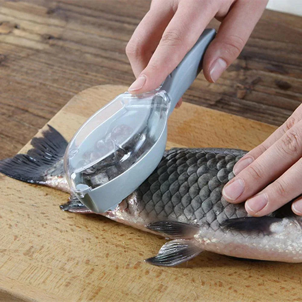 Plastic Fish Scaler - Light-Grey — photo 3