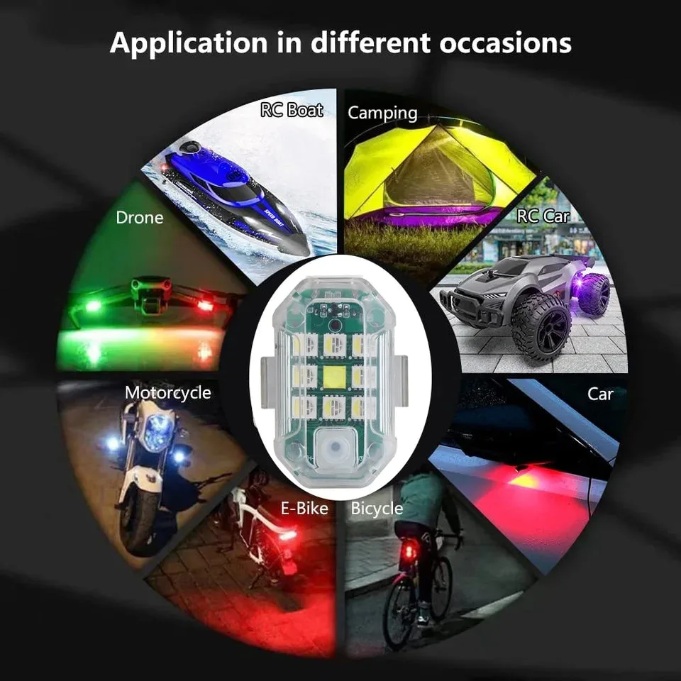 Waterproof Car Led Strobe Light With Remote Control - 2 Led β photo 2