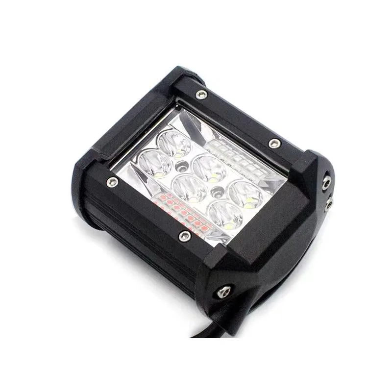 84W Led Police Flash Light 24V With 3 Colors - White Led β photo 4