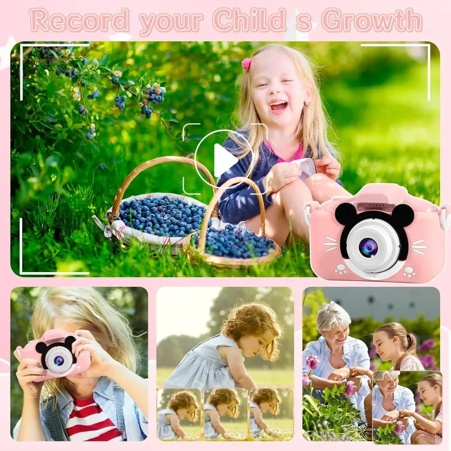 Kids Digital Camera - Plain Pink β photo 3