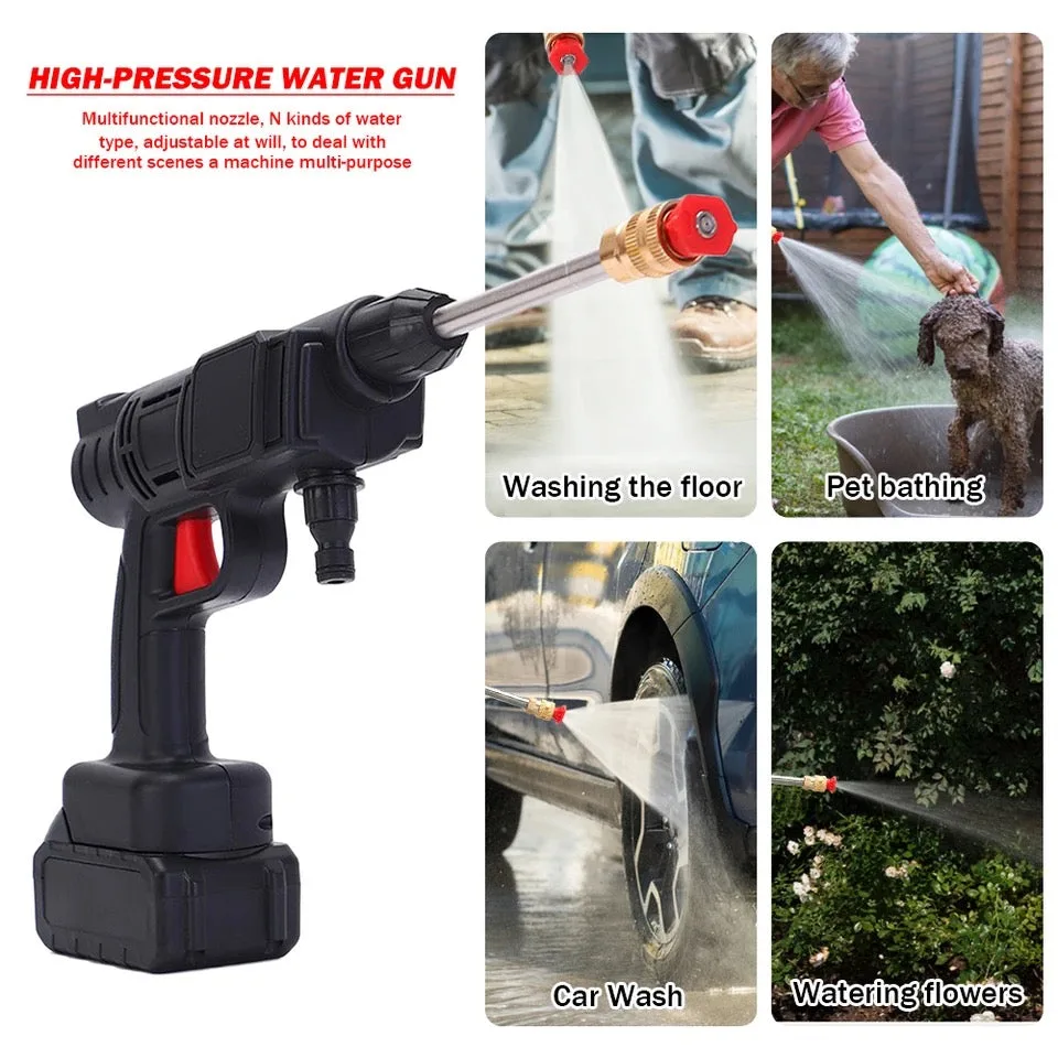 48V Portable Electric Car Water Pressure Washer Power Washer - x1 Battery 48V
