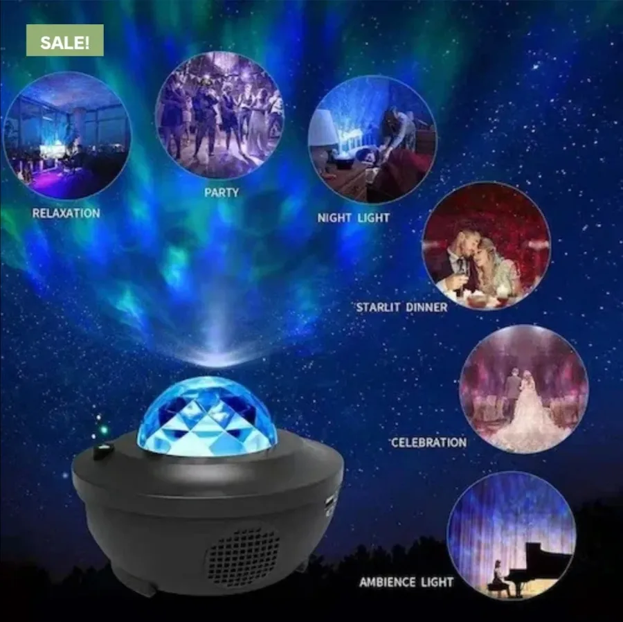 Galaxy Projector With Speaker - Without AAA Battery β photo 6