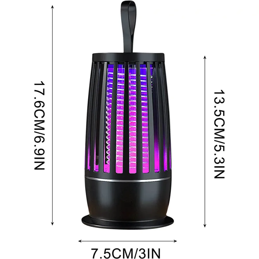 Portable Led Mosquito Killer - Black β photo 2