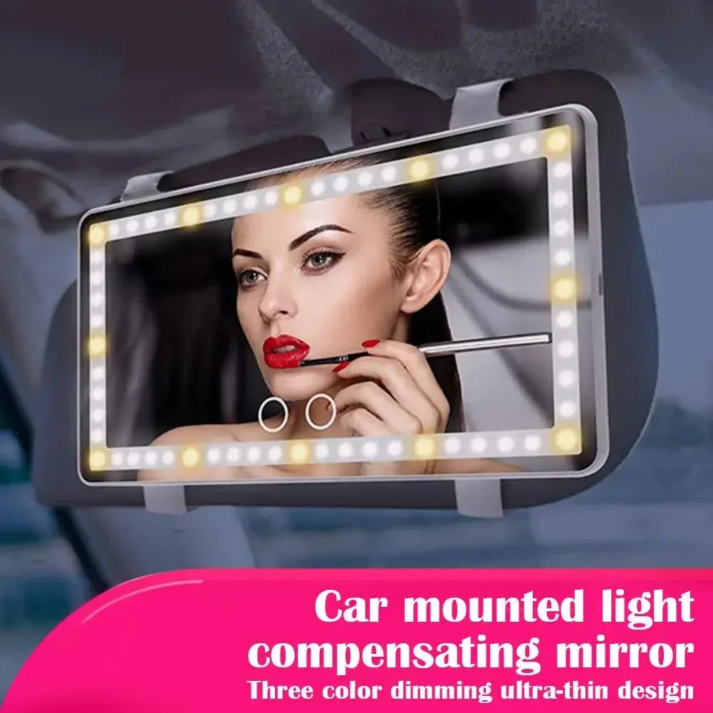 Car Mirror Vanity Led Rechargeable 3 Color
