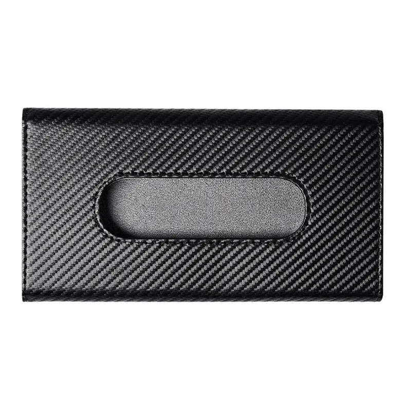 Car Tissue Holder, Sun Visor Napkin Holder - Black — photo 8
