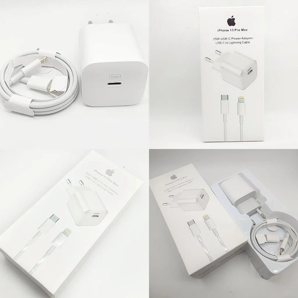 25W PD Adapter Charger USB-C to Lightning Cable For iPhone - USB-C to C — photo 2