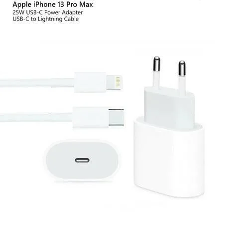 25W PD Adapter Charger USB-C to Lightning Cable For iPhone - USB-C to C β photo 3