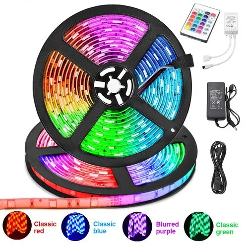 RGB Led Light 5 Meter Waterproof Phone App Bluetooth + Remote Controller - 5 Meter Remote + Bluetooth β photo 7