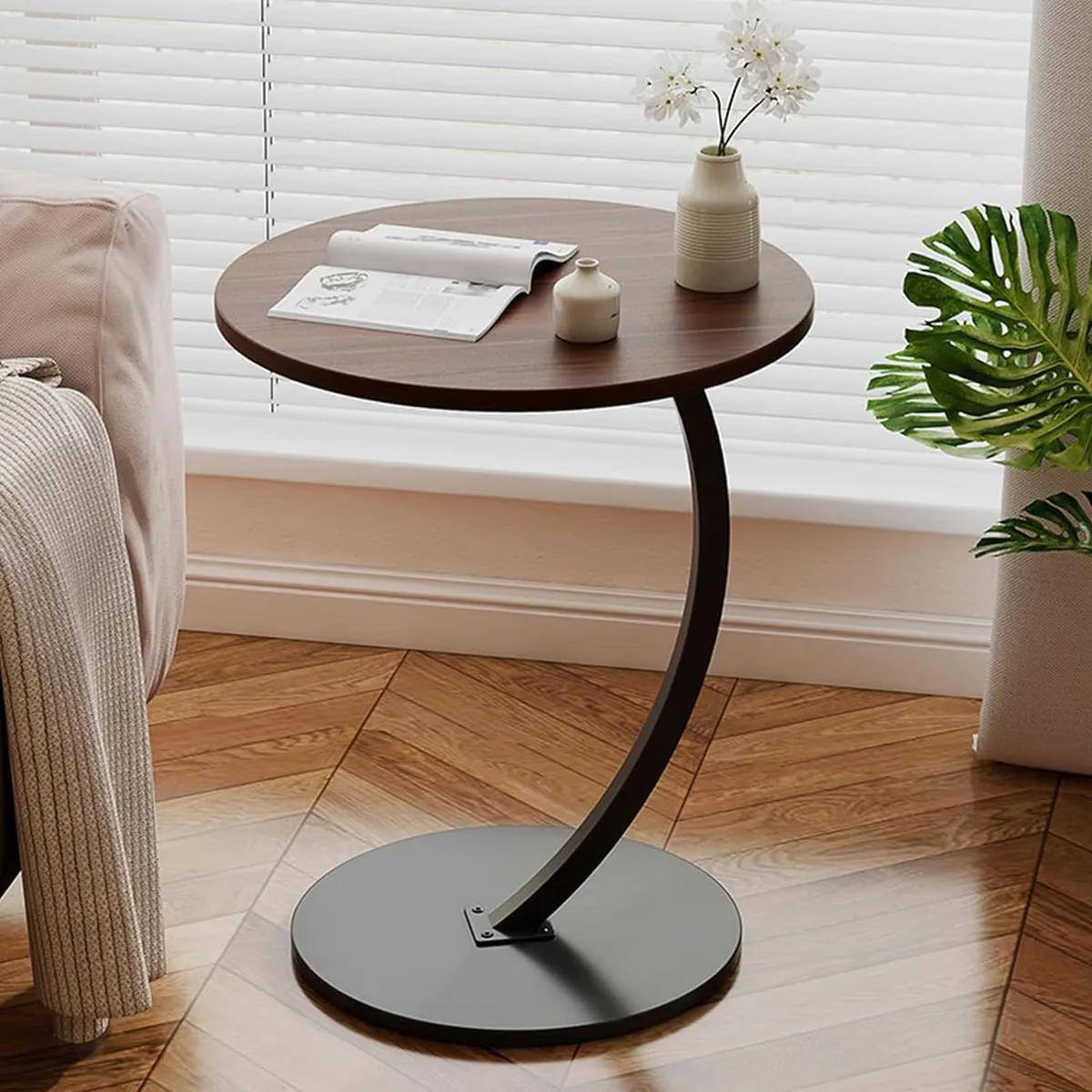 Round Side Table - Black — photo 4