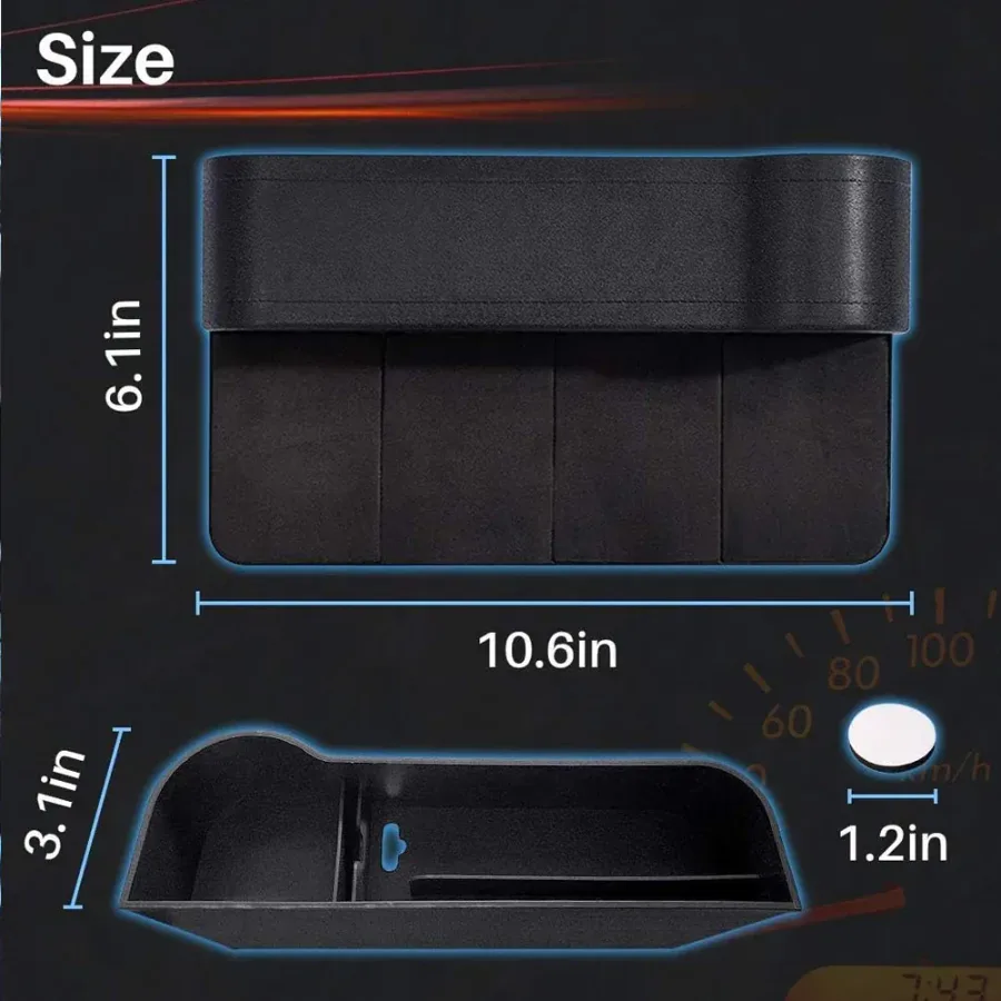 Car Seat Organiser with Cup Holder - Right Side — photo 3