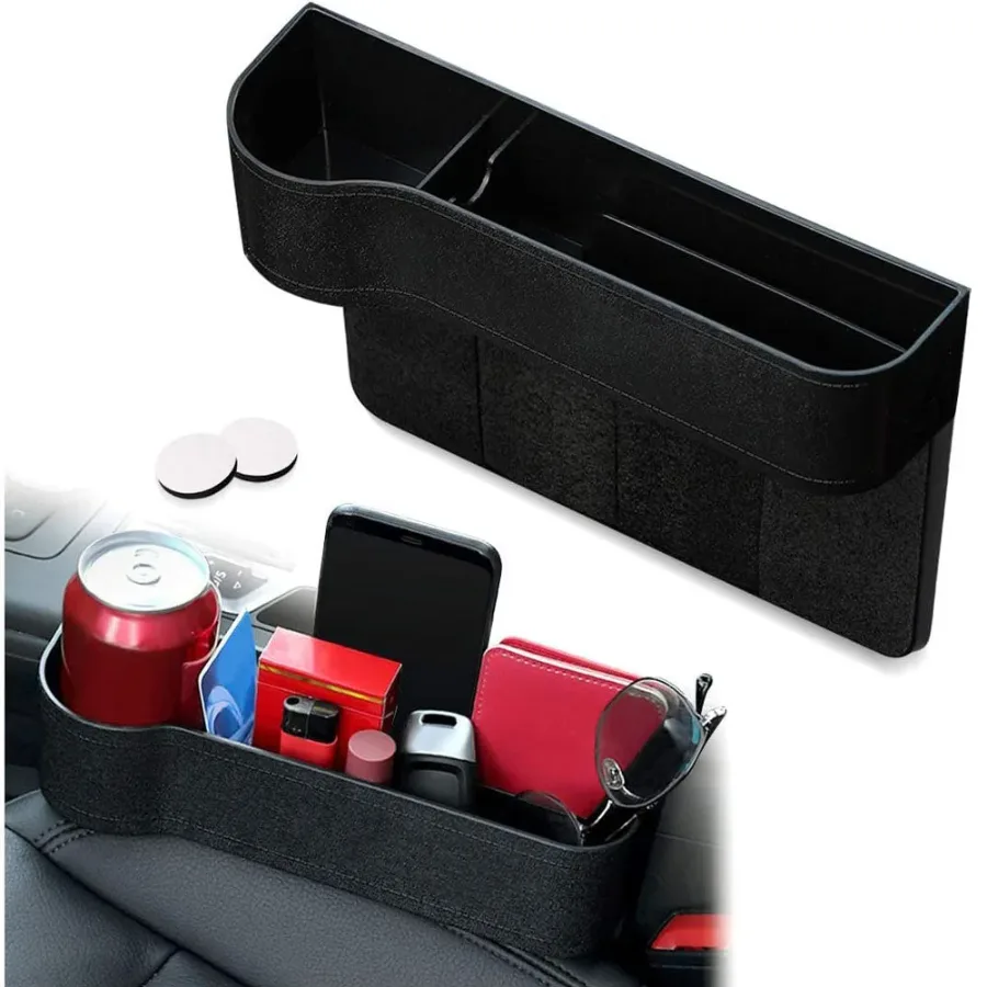 Car Seat Organiser with Cup Holder - Right Side