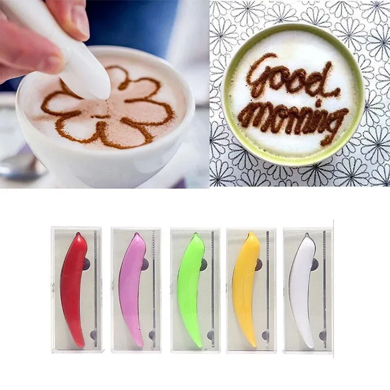 Spice Pen for Electrical Coffee Art for Latte - Red