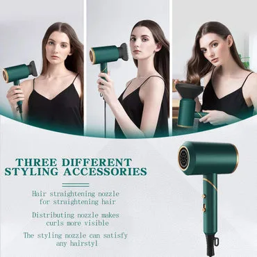 Hair Dryer Blower For Hair hammor shaped - Green — photo 2