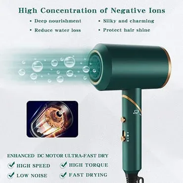 Hair Dryer Blower For Hair hammor shaped - Green — photo 3