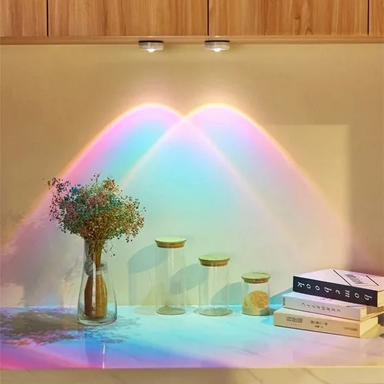 Sphere Lights Bedroom Decor Lights Touch Sunset Lamp - Warm white light — photo 7