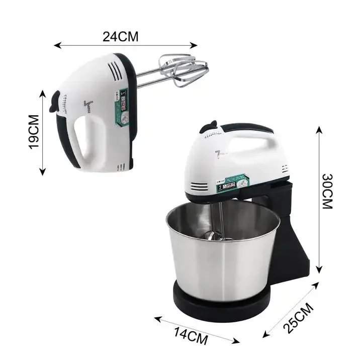 Raf Stand Mixer 250W With Jar 2L - White — photo 5