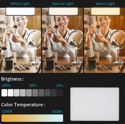 Square Ring Light Panel Photo Shoot LED with 2.1 Meter Tripod - PL-26 β photo 4