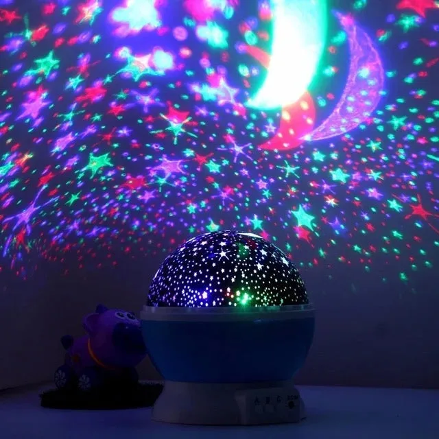 Star Master Dream Rotating Projection Lamp - Pink β photo 3
