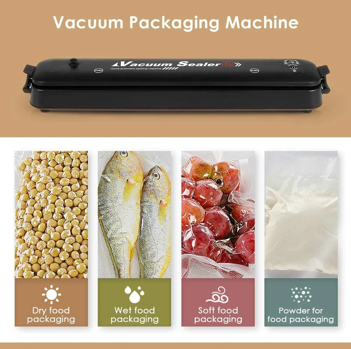 Automatic Vacuum Sealer - Vacuum Sealer no bags β photo 4