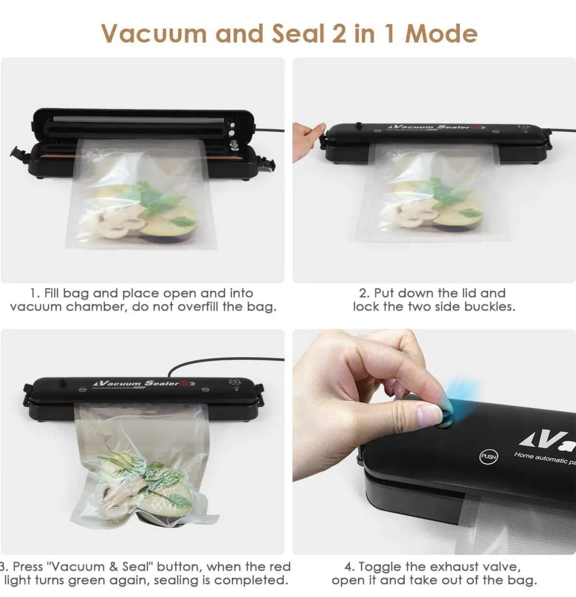 Automatic Vacuum Sealer - Vacuum Sealer no bags — photo 5