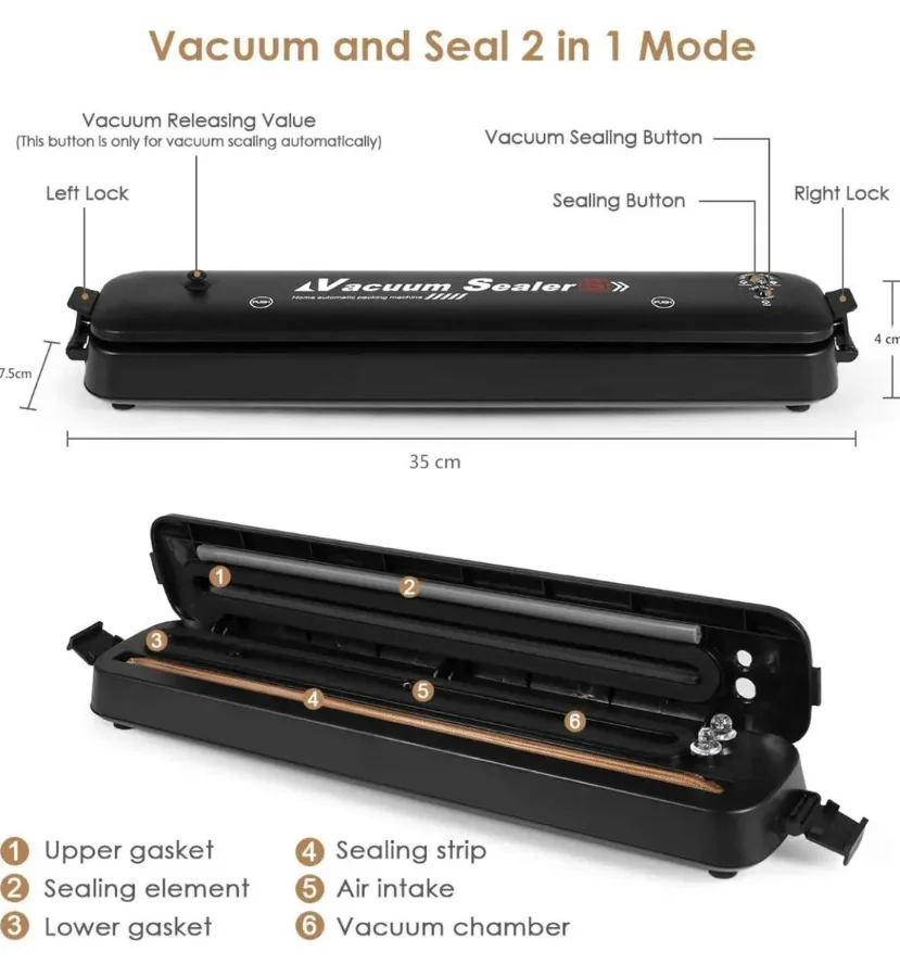Automatic Vacuum Sealer - Vacuum Sealer no bags — photo 7