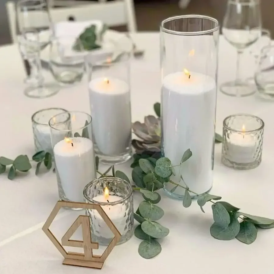 Pearl & Flame - Pearl Candles -white color - Pink β photo 4