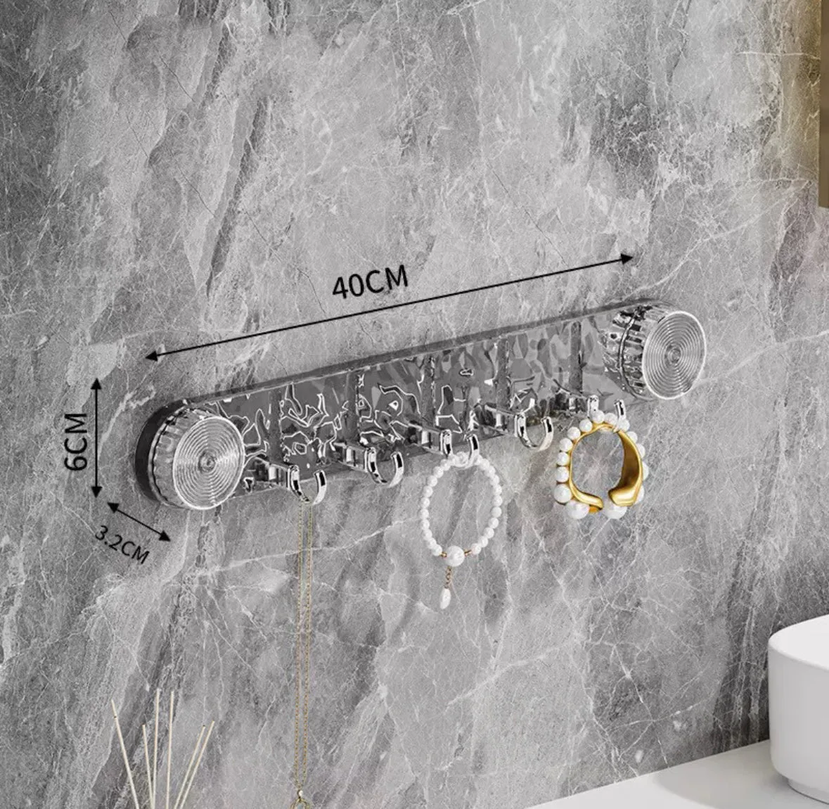 Suction Cup Hook Rack - 1 Piece β photo 4