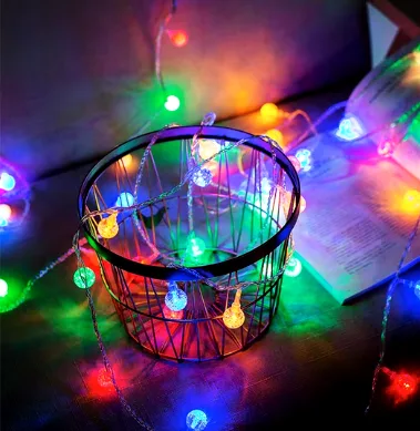 String Lights, 1 Pack Outdoor String Light 50 LED Waterproof Christmas - Warm light — photo 7