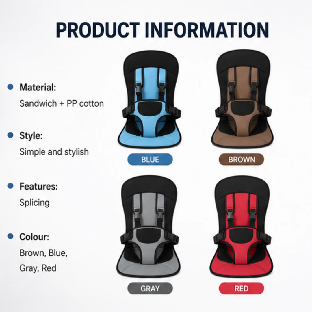 Baby Car Protection Cushion Seat Child - Blue — photo 5