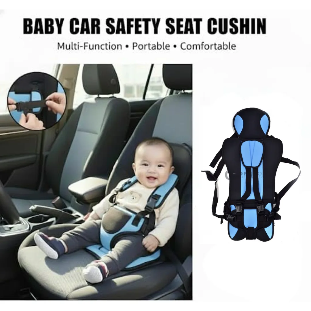 Baby Car Protection Cushion Seat Child - Blue