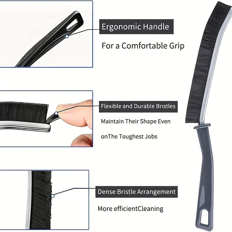 Long-Handle Gap Cleaning Brush – Durable Hard-Bristle Brush - 1 Piece — photo 4