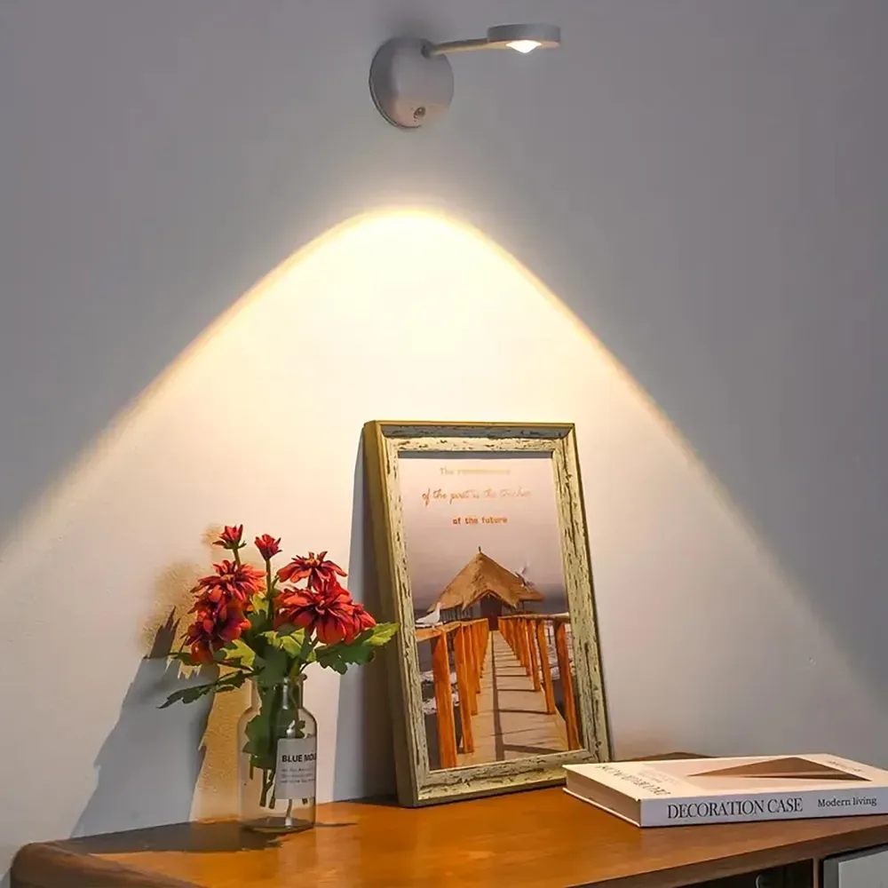 360 Recheargable Sensor LED Spotlight Adjustable - 4 Pcs β photo 6