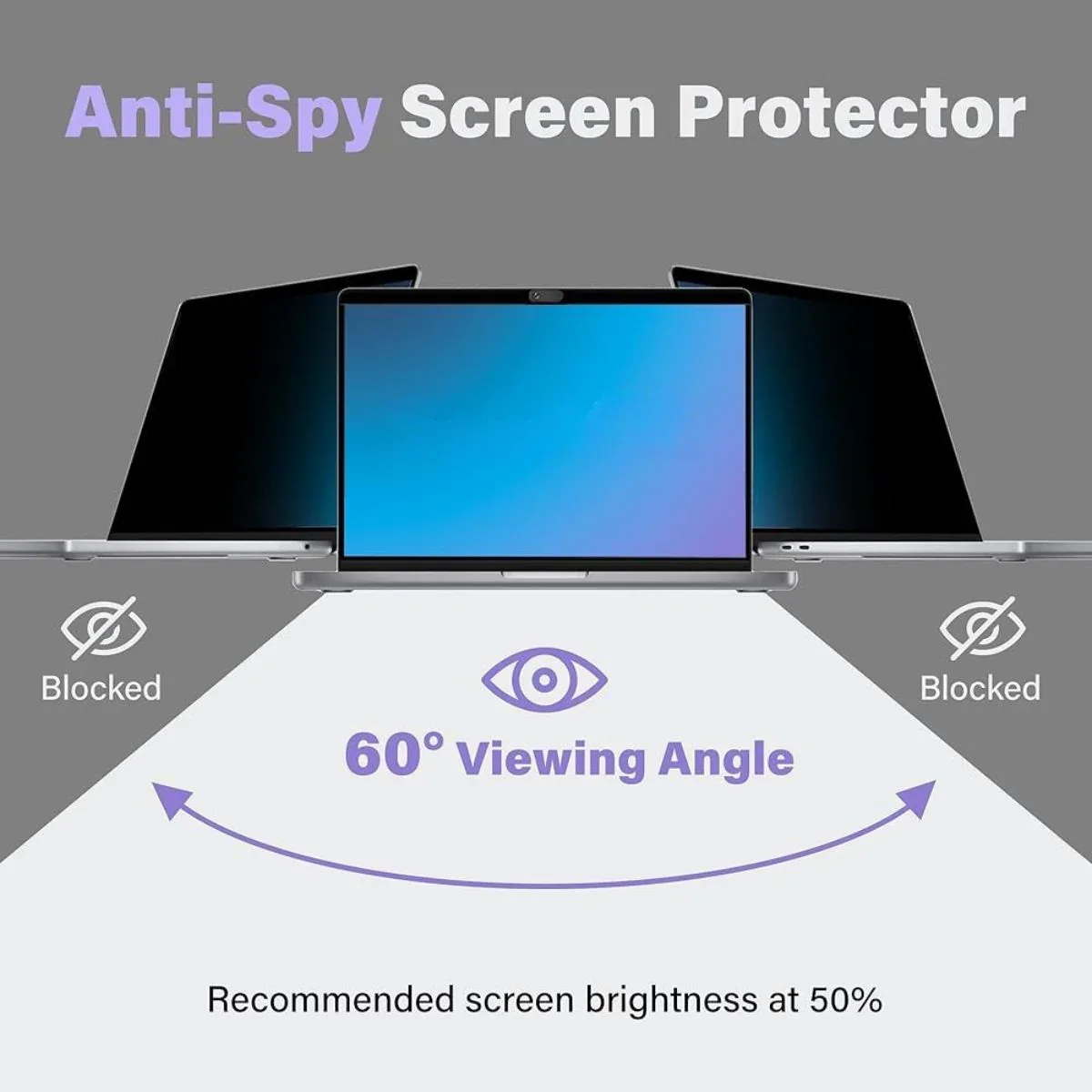 Laptop Privacy Screen Protector for Macbook - Macbook 14.2 inch — photo 7
