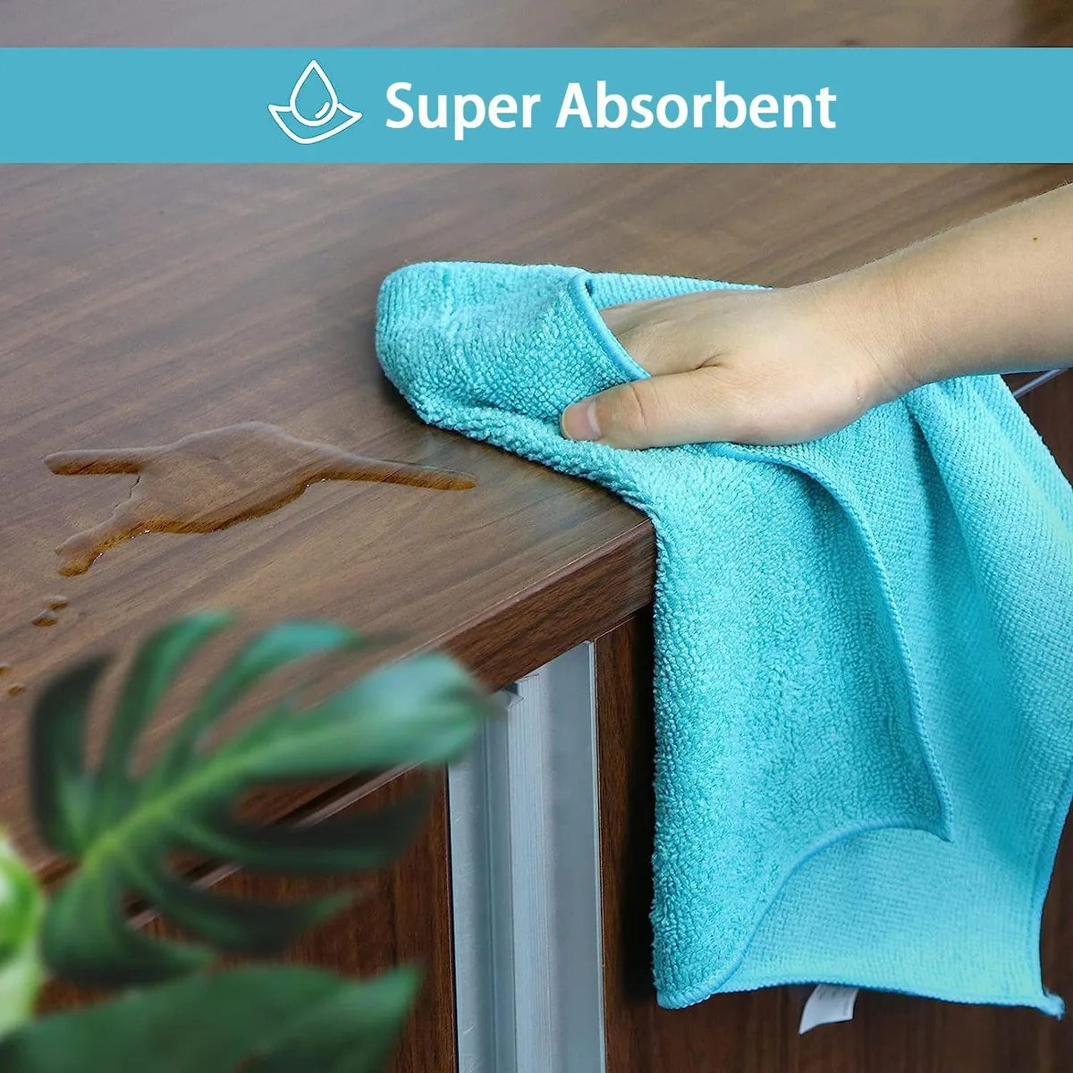Microfiber Towels For Cleaning And Drying - Yellow — photo 5