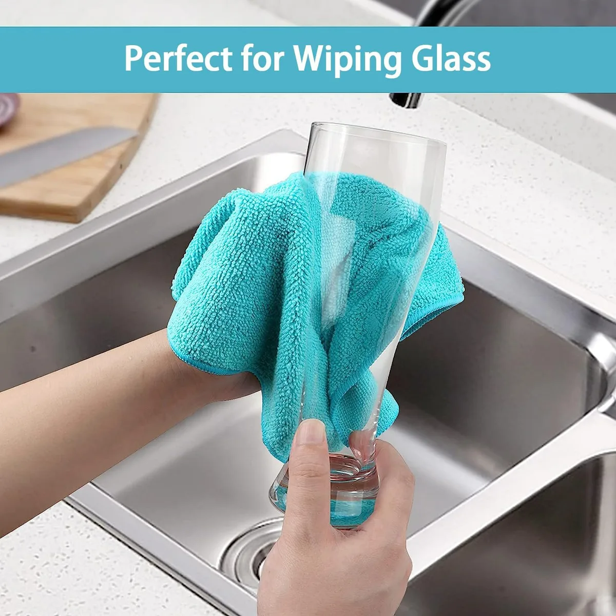 Microfiber Towels For Cleaning And Drying - Pink — photo 4
