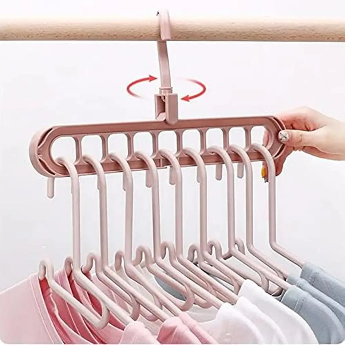 Space Saving Hangers Magic Clothes Hangers - Grey — photo 3